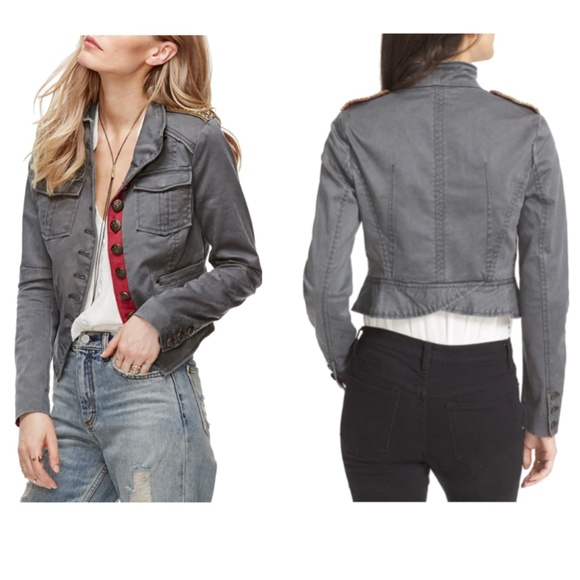 Free People Jackets & Blazers - Free People Shrunken Officer Jacket
